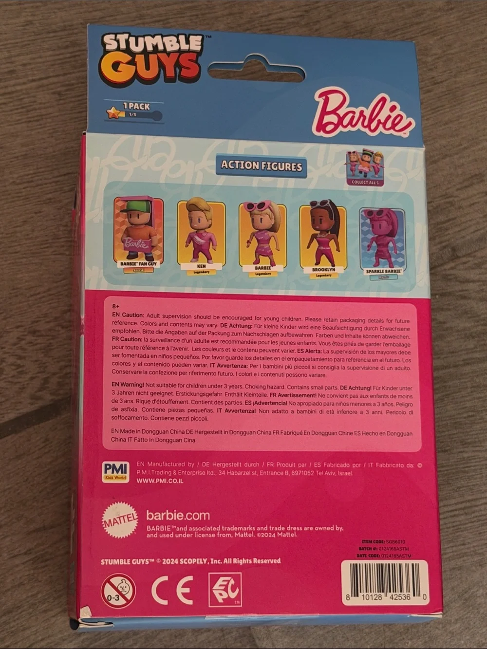 Barbie Pink Glitter Stumble Guys Limited Edition Party Figure